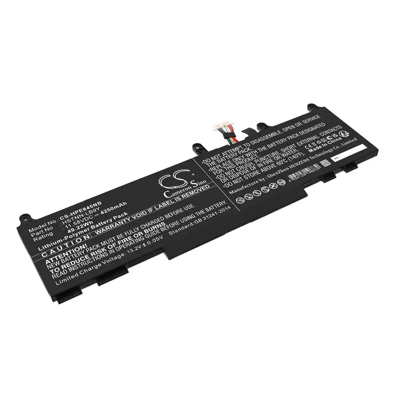 Hp Elitebook 1040 G9 Laptop Battery – 11.58V Li-Polymer, 4250Mah, 49.22Wh, Models 4B923Av, 4B925Av 1