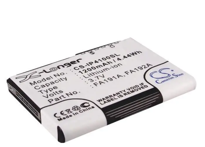 Hp Ipaq H4100/H4135 Pda Battery – 3.7V Li-Ion, 1200Mah, 4.44Wh, Model 343110-001 1