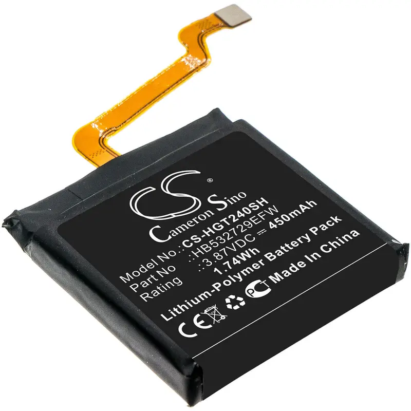 Huawei Gt 2 Pro Smartwatch Battery – 3.87V 450Mah Li-Polymer (1.74Wh), Model Hb532729Efw 1