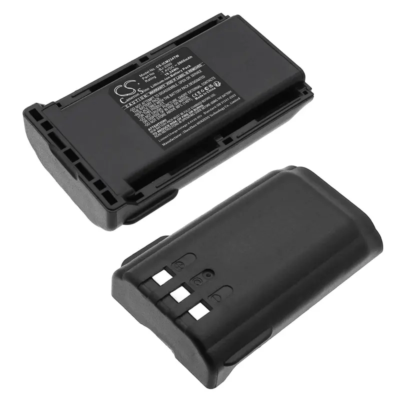 Icom Two-Way Radio Battery – 7.4V Li-Ion, 2600Mah, 19.24Wh (Bj-2000, Ic-4011, Ic-A14) 1