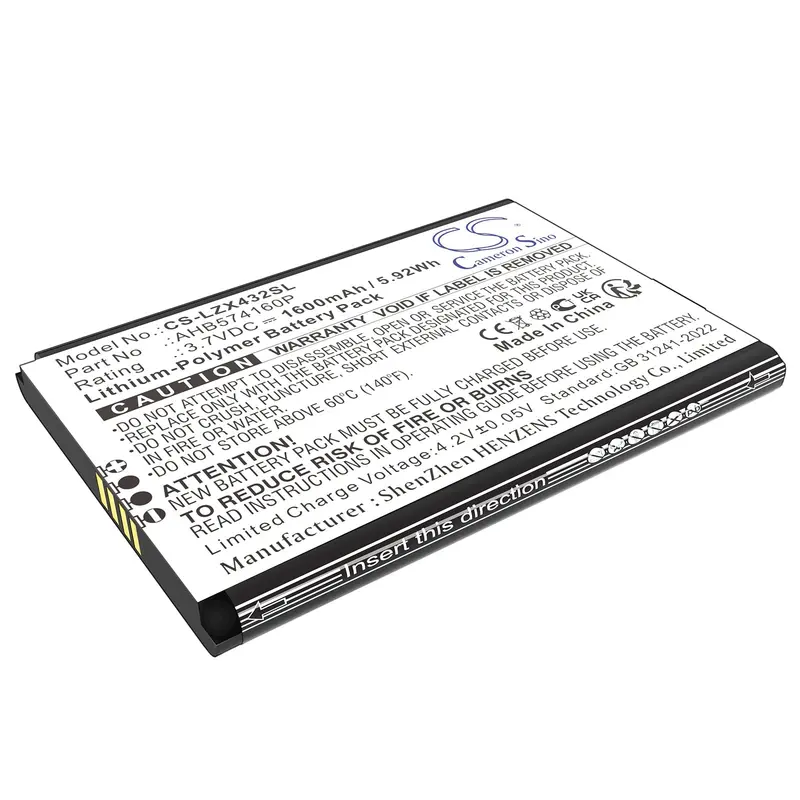 Launch X431 Diagnostic Scanner Battery – 3.7V 1600Mah Li-Polymer (5.92Wh) For X431 & Diagun Series 1
