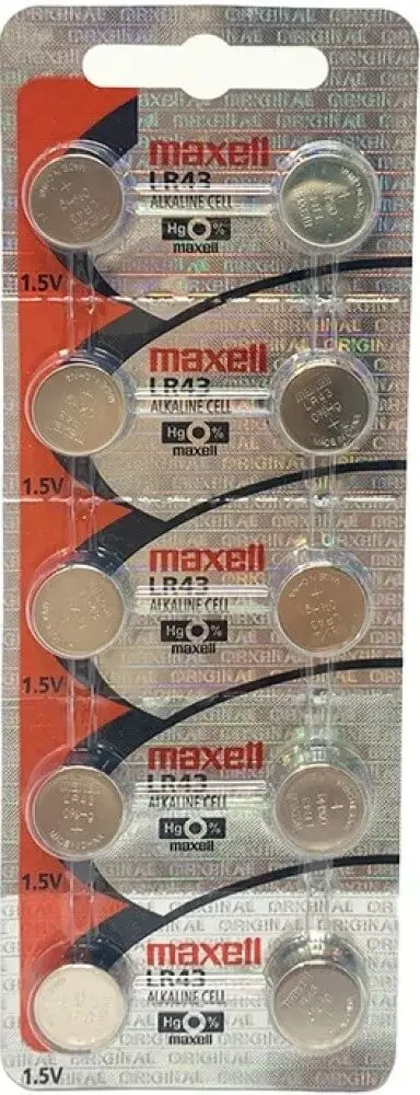 Lr43 Alkaline Button Cell Battery (1.5V) – Pack Of 10 1