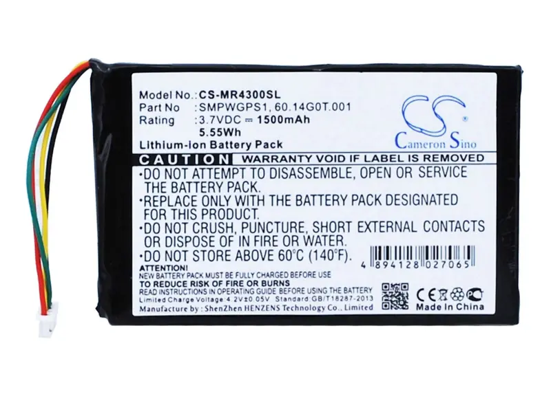 Magellan Maestro 4350 Gps Battery – 3.7V 1500Mah Li-Ion (60.14G0T.001, 5.55Wh) 1