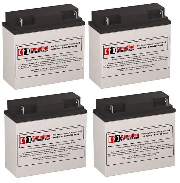 Mge Pulsar Esv20 Ups Replacement Pack: 4 × 12V 18Ah Sealed Lead-Acid Batteries 1