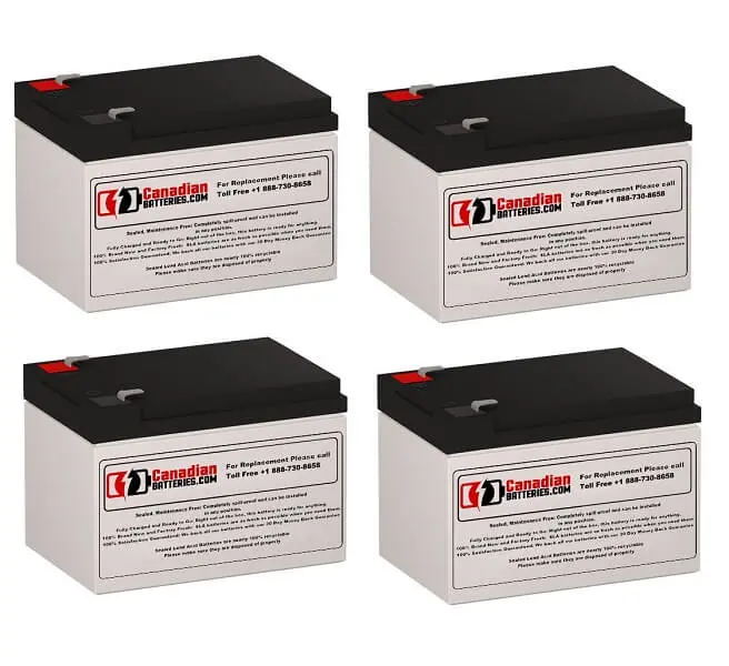 Minuteman Ebp2 Ups Battery Pack – Four 12V 12Ah Sla Units (144Wh Total) 1