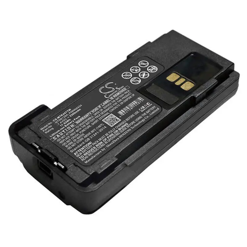 Motorola Apx2000 Radio Battery – 7.4V 2300Mah Li-Ion (17.02Wh) For Nntn8128A 1