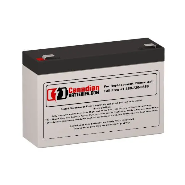 New Power Ns6-8 Replacement Battery – 6V, 8Ah, F1 Terminal Compatible 1