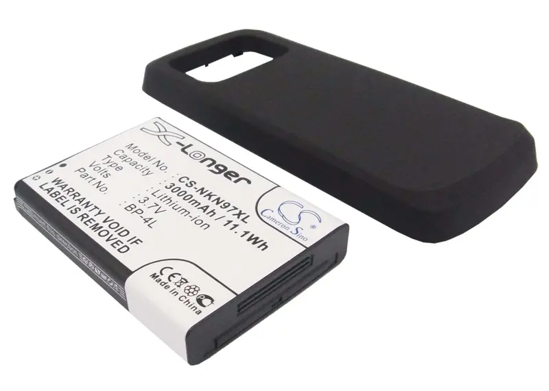 Nokia Bp-4L Replacement Battery – 3.7V 3000Mah Li-Ion (11.1Wh) For N97 & Compatible Smartphones 1