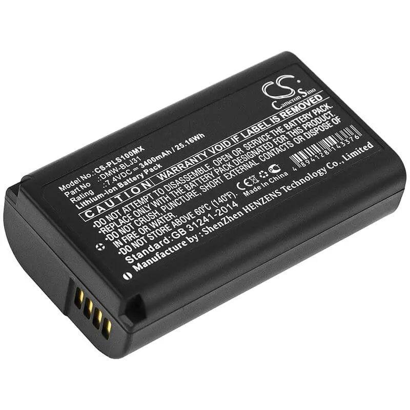 Panasonic Lumix Dc-S1/S1R Camera Battery – 7.4V 3400Mah Li-Ion (Dmw-Blj31) 1