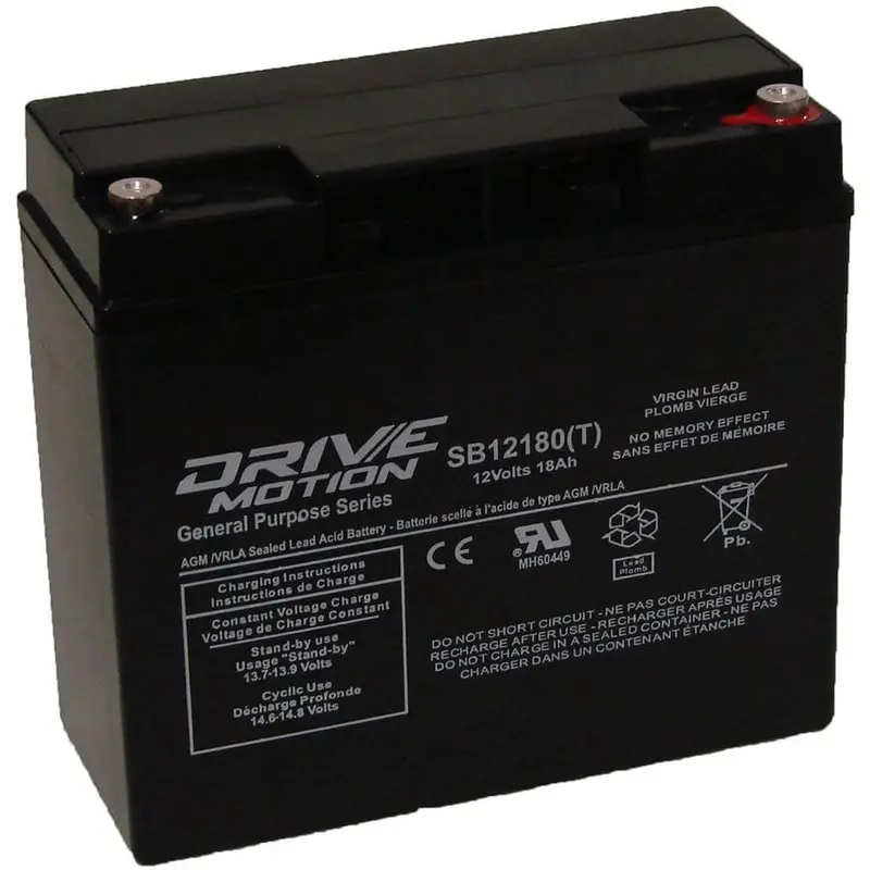 Power Kingdom Ps18L-12 Replacement Battery – 12V, 18Ah Agm With M5 Terminals 1