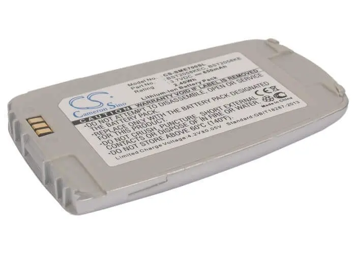 Samsung Sgh-E700/E705 Smartphone Battery – 3.7V 650Mah Li-Ion (2.41Wh) 1