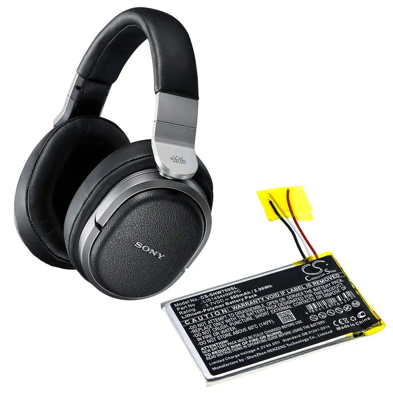 Sony Mdr-Hw700Ds Headset Battery – 3.7V Li-Polymer, 800Mah, 2.96Wh (Lis1494Hnppc) 1