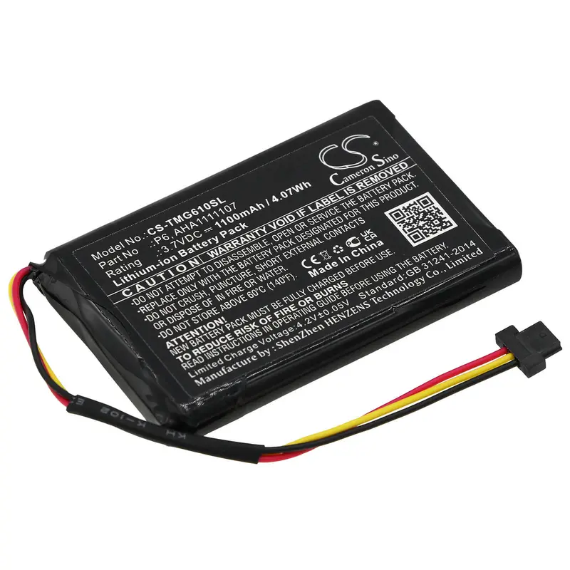 Tomtom Go 610 Gps Battery – 3.7V 1100Mah Li-Ion (4.07Wh), Model Aha1111107 & 4Fa60 1
