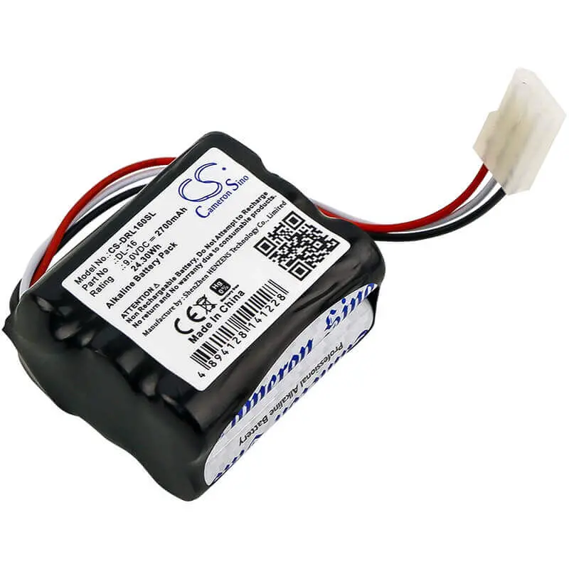 Unican & Kaba Ilco Door Lock Battery – 9V Alkaline, 2700Mah (24.3Wh), Fits Saft, 502238, Bl09, 700 1
