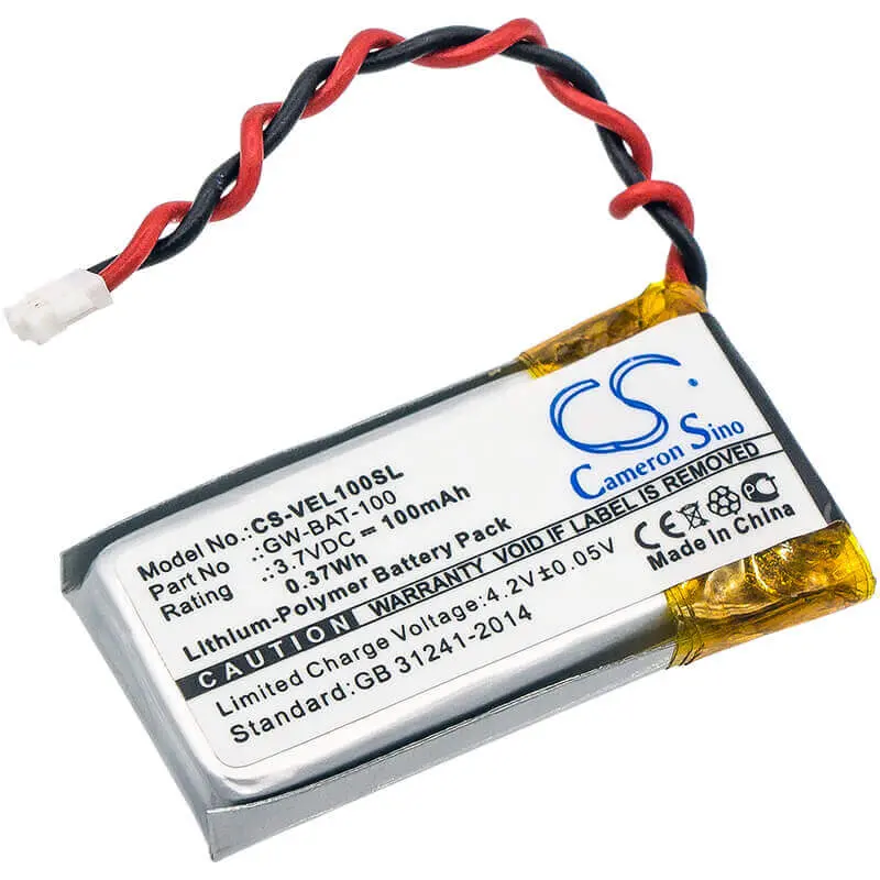 Vernier Go Wireless Electrode Amplifier Battery – 3.7V, 100Mah, 0.37Wh 1